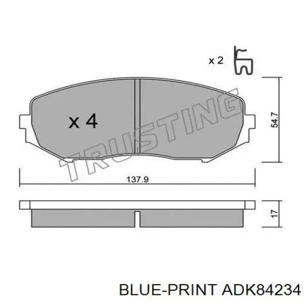 Передние тормозные колодки DB1842 Jurid/Bendix