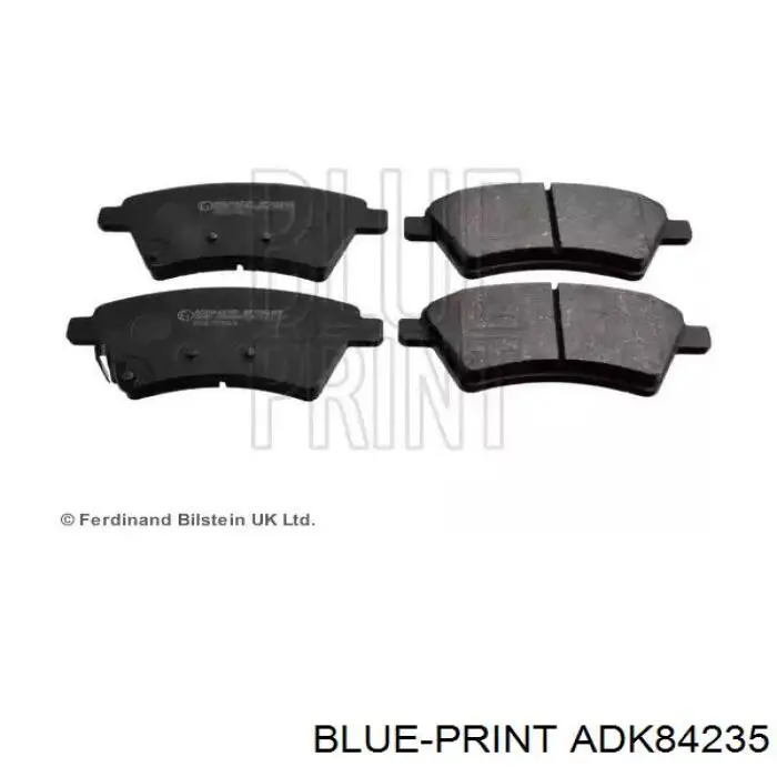 ADK84235 Blue Print передние тормозные колодки