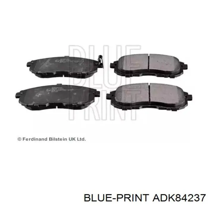 Передние тормозные колодки ADK84237 Blue Print