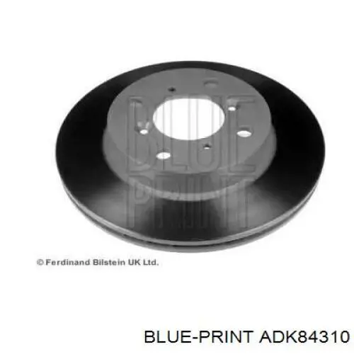 Freno de disco delantero ADK84310 Blue Print