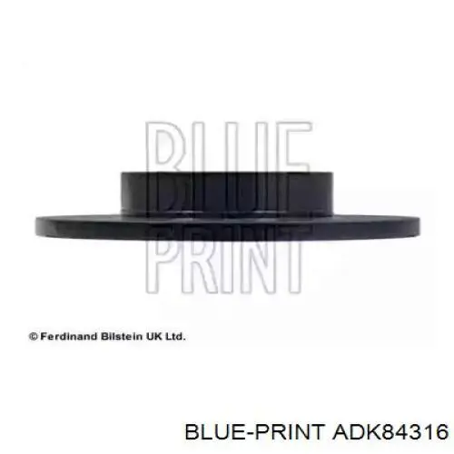 ADK84316 Blue Print передние тормозные диски