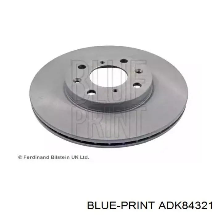 ADK84321 Blue Print диск тормозной передний