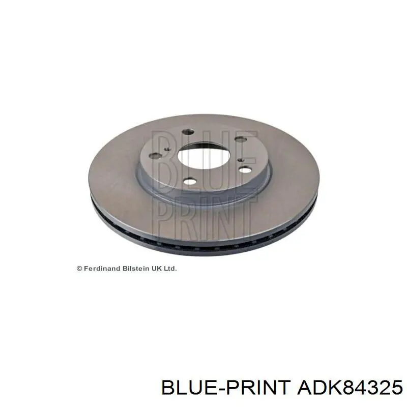 Передний тормозной диск Blue Print ADK84325