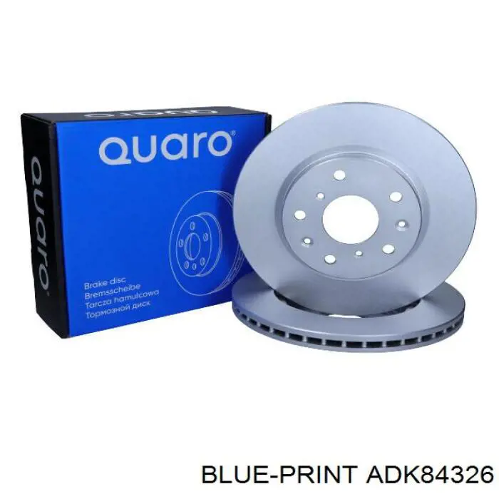 Тормоз дисковый передний Blue Print ADK84326 цена, от 33.03 USD