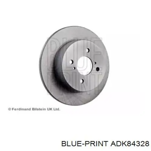 Disco de freno trasero ADK84328 Blue Print