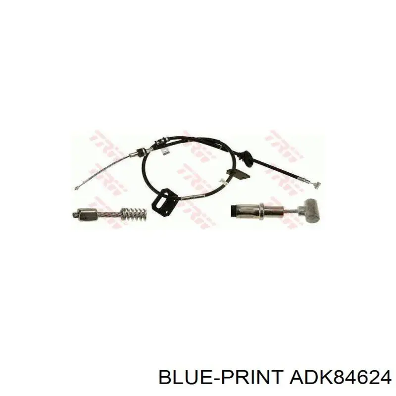 Трос ручного тормоза задний Blue Print ADK84624 цена, от 30.05 USD