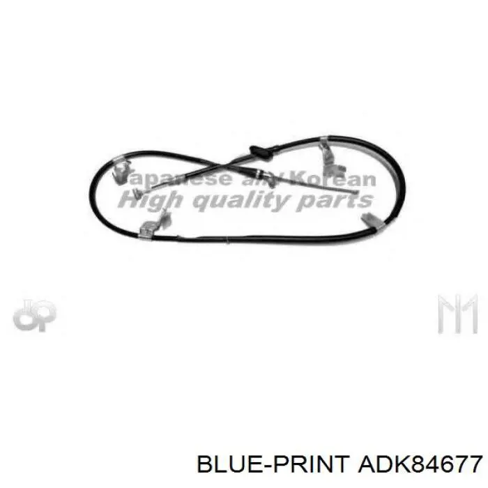 Трос стояночного тормоза задний правый Blue Print ADK84677 цена, от 29.84 USD