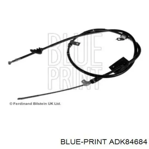 ADK84684 Blue Print трос ручного тормоза задний правый