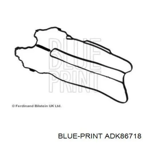 Прокладка клапанной крышки ADK86718 Blue Print