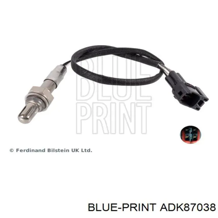 Sonda Lambda Sensor De Oxigeno Para Catalizador ADK87038 Blue Print