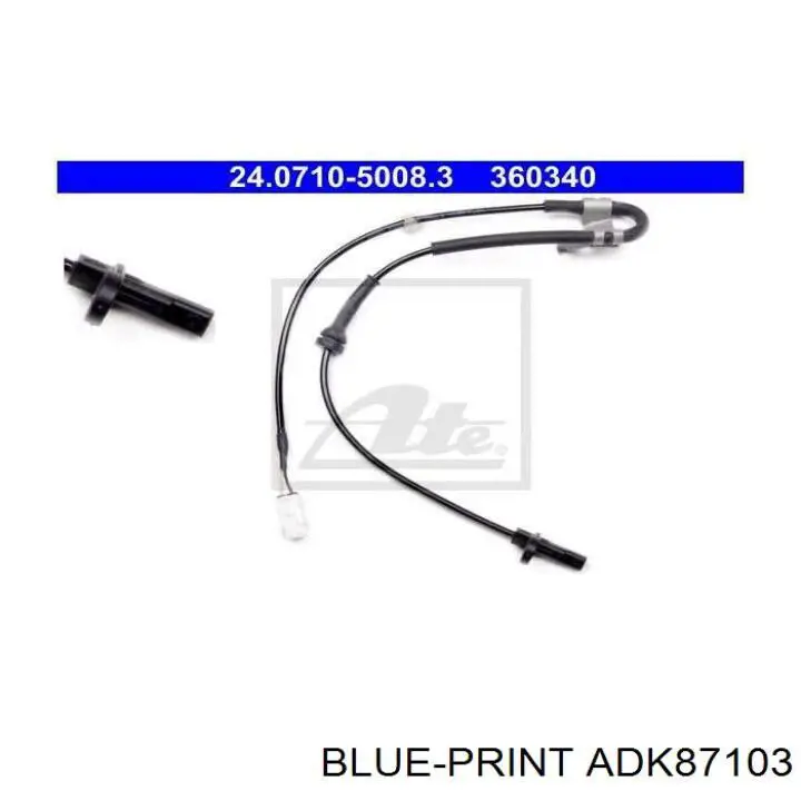 Датчик АБС (ABS) передний правый 93194056 Opel
