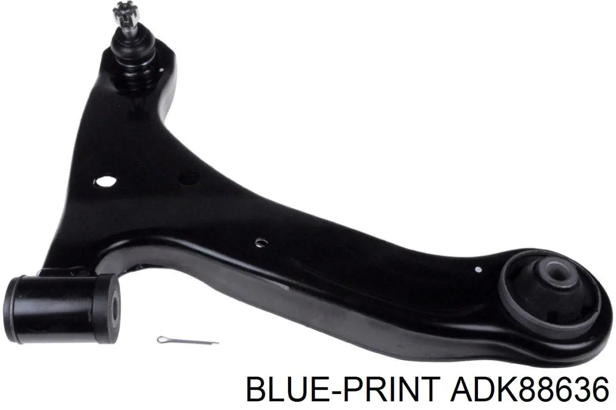 Barra oscilante, suspensión de ruedas delantera, inferior derecha ADK88636 Blue Print