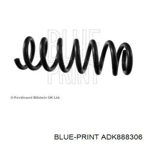 ADK888306 Blue Print Пружина передней подвески