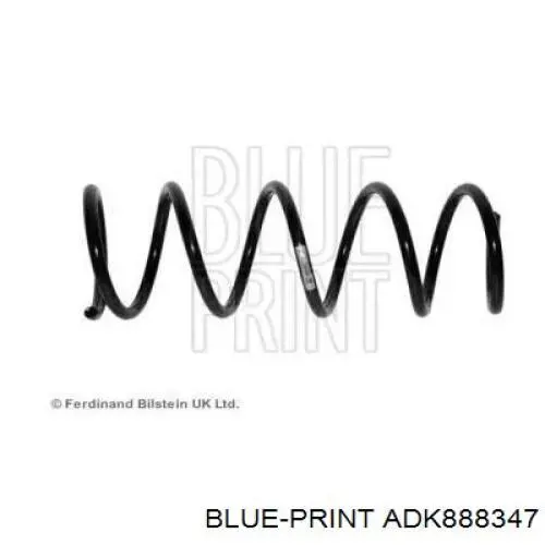 Передняя пружина ADK888347 Blue Print