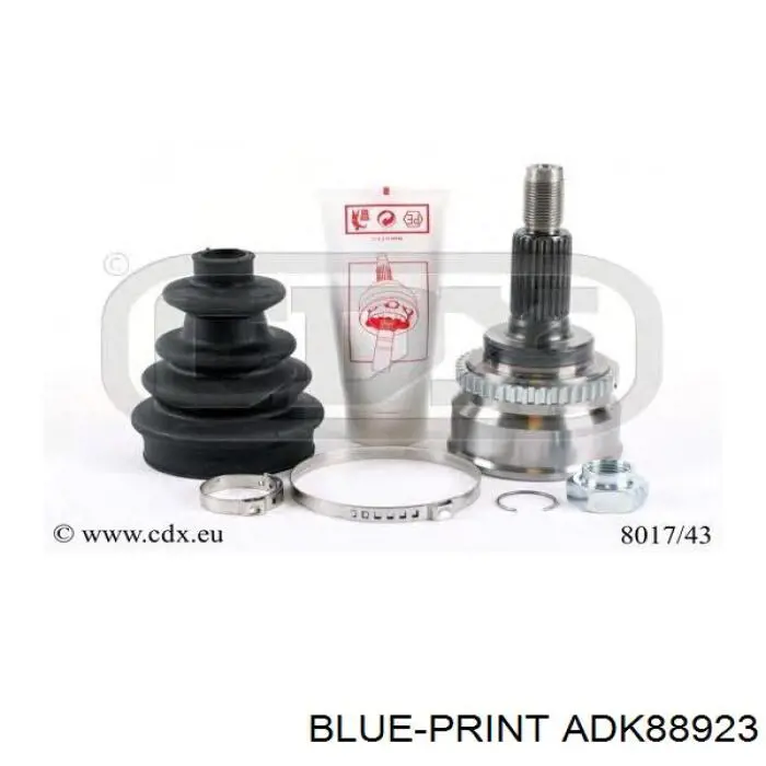 Граната колесная Blue Print ADK88923 цена, от 34.28 USD