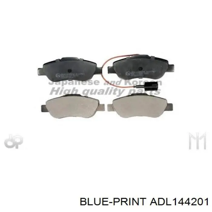 Передние тормозные колодки ADL144201 Blue Print