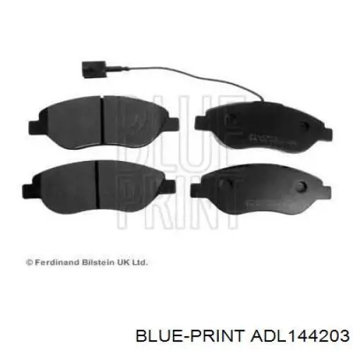 ADL144203 Blue Print передние тормозные колодки