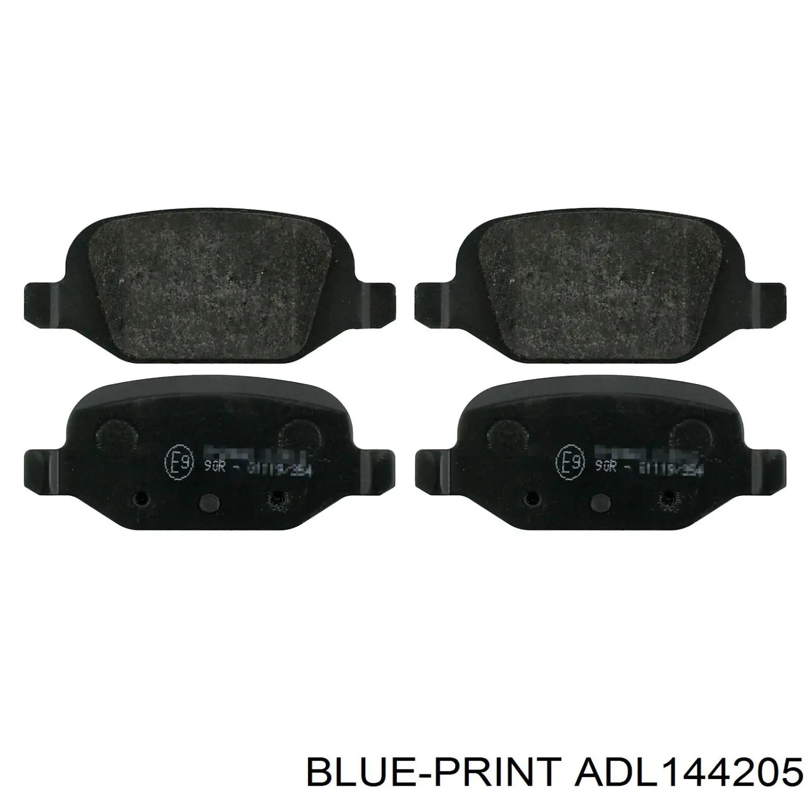 Купить D438E Dafmi Колодки тормозные задние, дисковые
