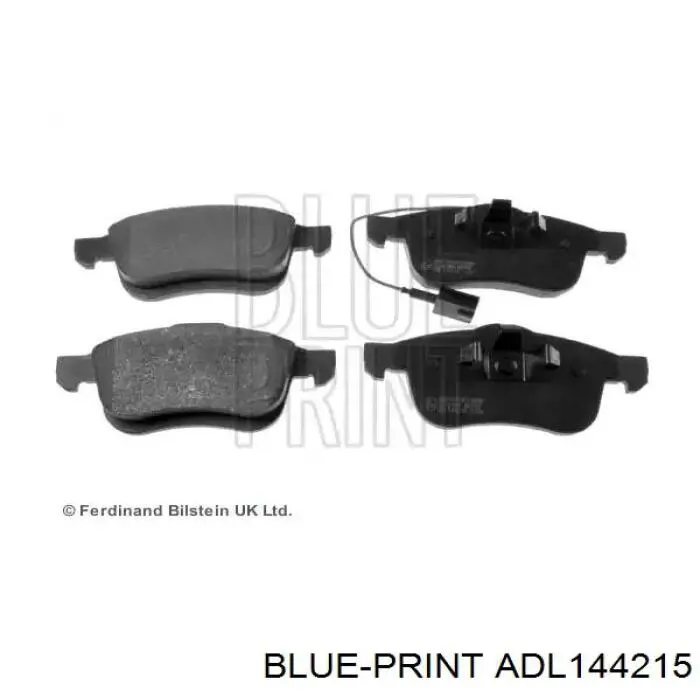 Передние тормозные колодки ADL144215 Blue Print