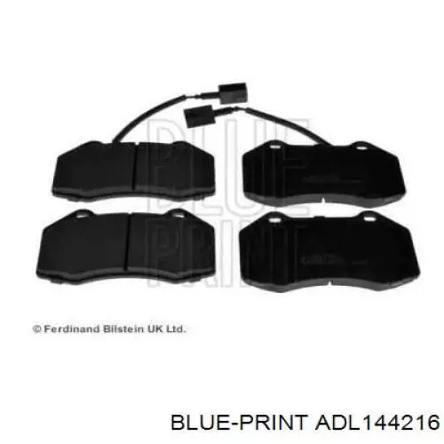 Передние тормозные колодки ADL144216 Blue Print