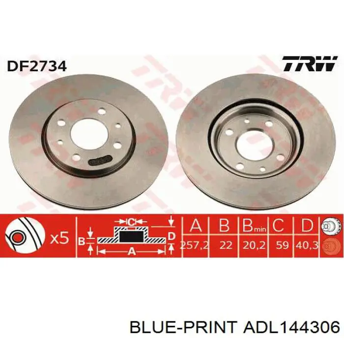 ADL144306 Blue Print