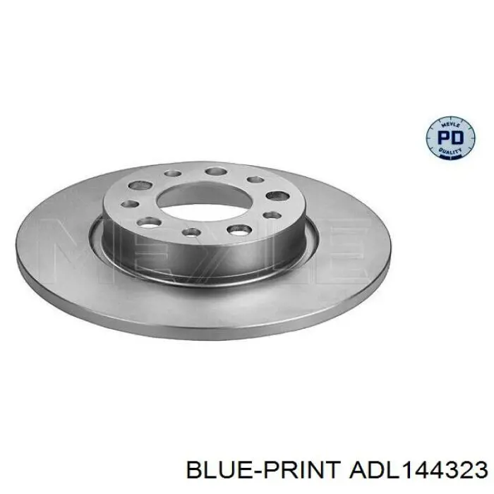 Disco de freno trasero ADL144323 Blue Print