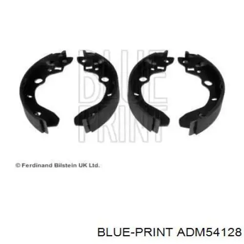 ADM54128 Blue Print sapatas do freio traseiras de tambor