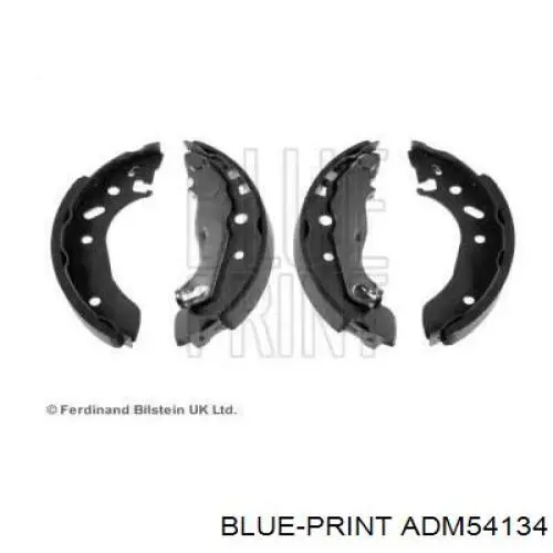 Задние барабанные колодки ADM54134 Blue Print