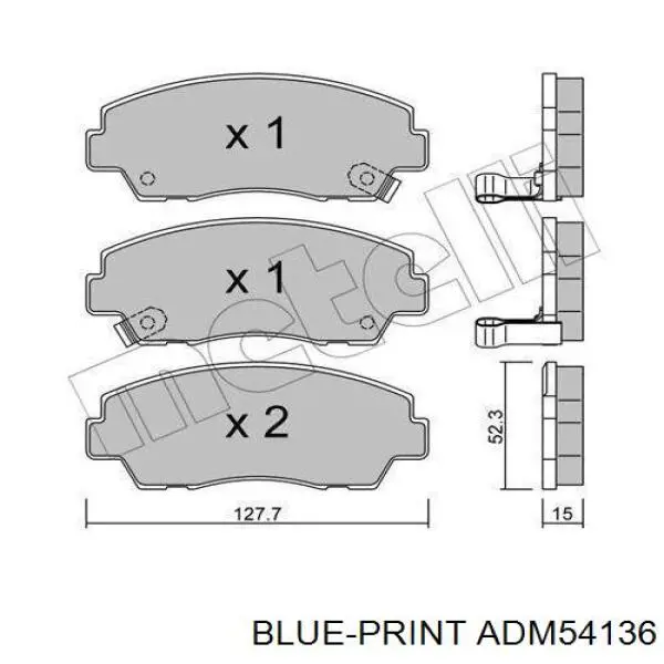 Тормоза рабочие задние ножные и тормозные барабаны Blue Print ADM54136 цена, от 45.62 USD