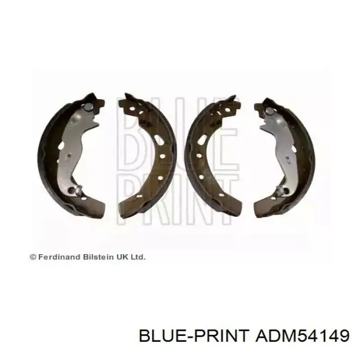 Задние барабанные колодки ADM54149 Blue Print