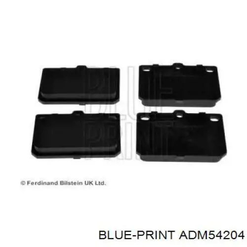 Передние тормозные колодки ADM54204 Blue Print