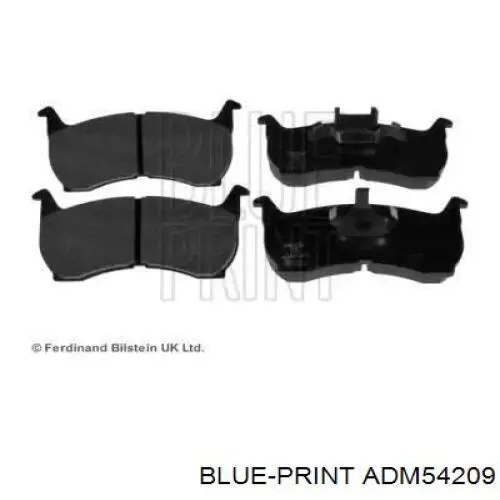 Передние тормозные колодки ADM54209 Blue Print