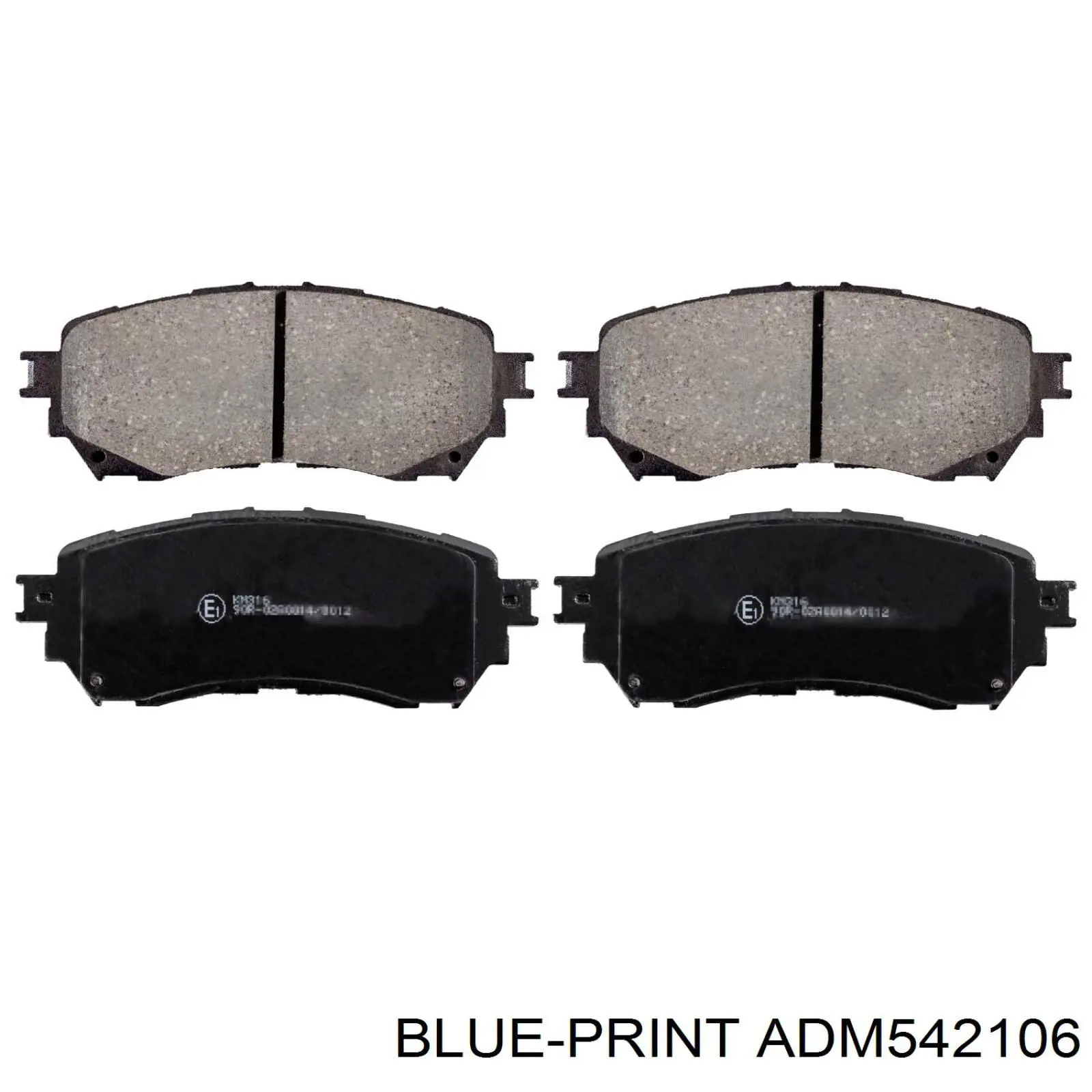 Pastillas de freno delanteras ADM542106 Blue Print