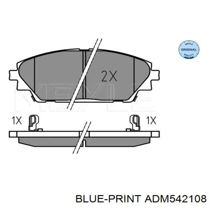Передние тормозные колодки 322240 Daco