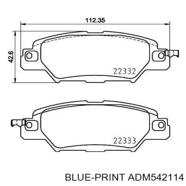 BPA167700 Open Parts sapatas do freio traseiras de disco