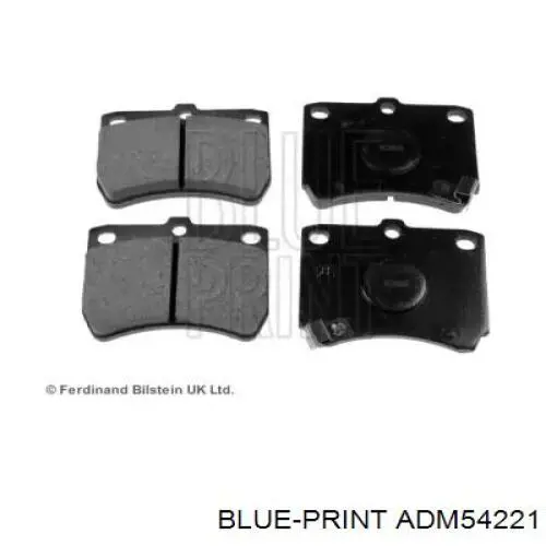 Передние тормозные колодки ADG04254 Blue Print