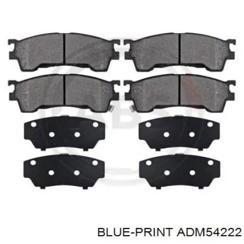 Передние тормозные колодки ADM54222 Blue Print