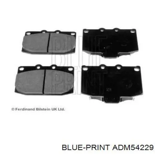 Передние тормозные колодки ADM54229 Blue Print