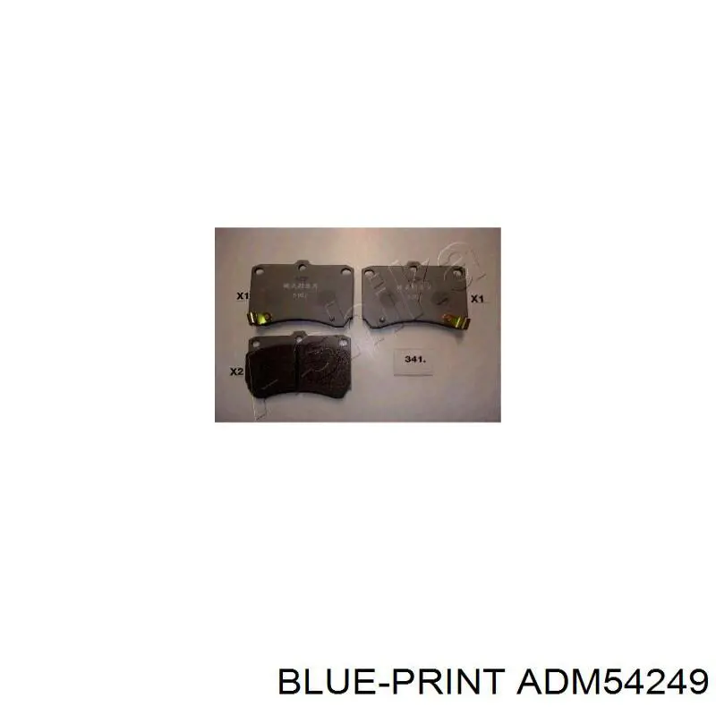 Купить ADM54249 Blue Print Колодки тормозные