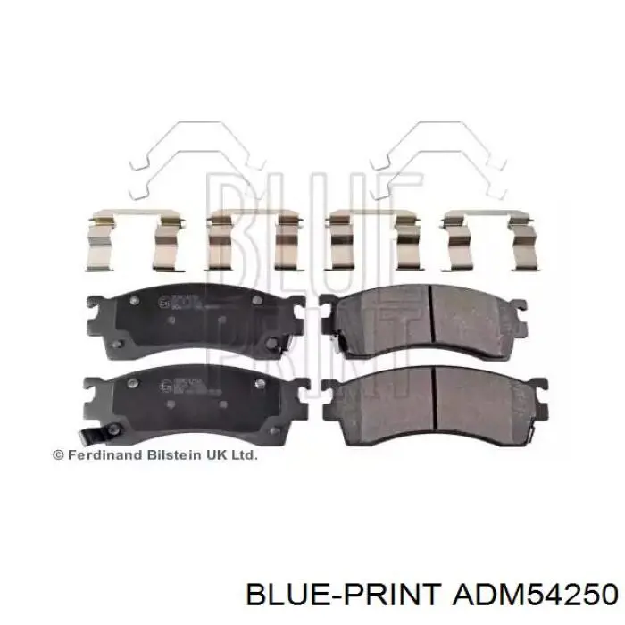 Передние тормозные колодки ADM54250 Blue Print