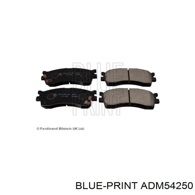Тормозные колодки Blue Print ADM54250