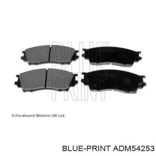 Pastillas de freno delanteras ADM54253 Blue Print
