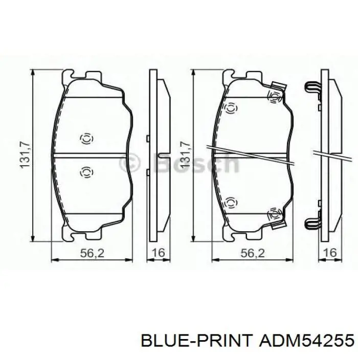 Тормозные колодки Febi 116405