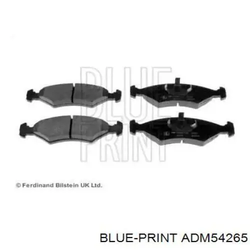 Передние тормозные колодки ADM54265 Blue Print