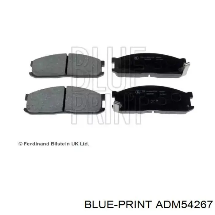 ADM54267 Blue Print Колодки передние