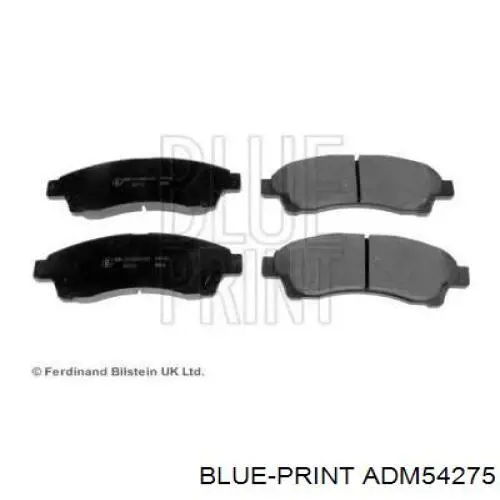 ADM54275 Blue Print Колодки передние