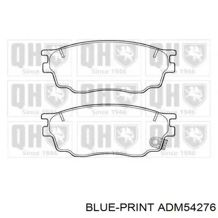 Купить ADM54276 Blue Print Колодки тормозные