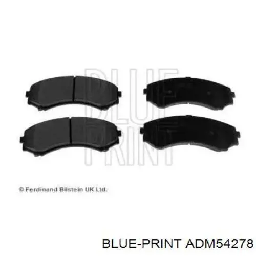 Передние тормозные колодки ADM54278 Blue Print