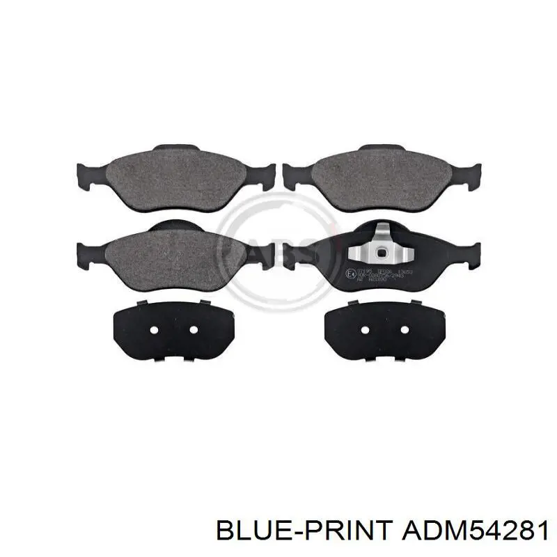 Колодки Blue Print ADM54281 цена, от 22.52 USD