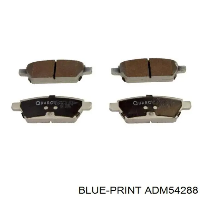 Купить ADM54288 Blue Print Колодки тормозные задние, дисковые